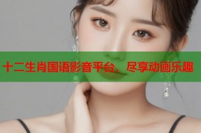 十二生肖国语影音平台，尽享动画乐趣