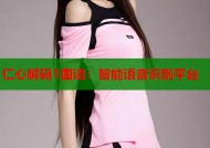 仁心解码1国语：智能语音识别平台