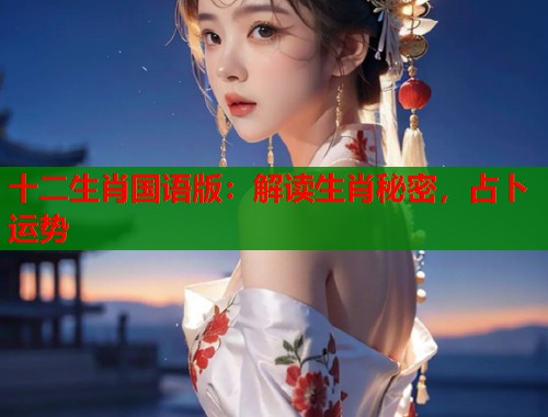 十二生肖国语版：解读生肖秘密，占卜运势  第1张