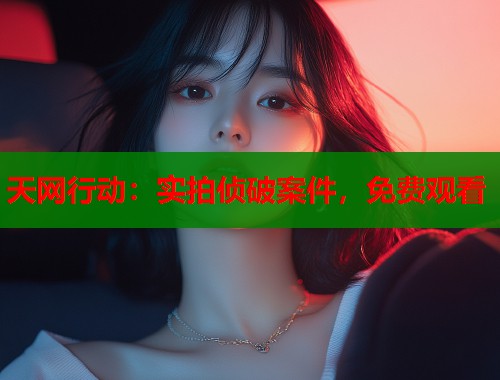 天网行动：实拍侦破案件，免费观看  第1张