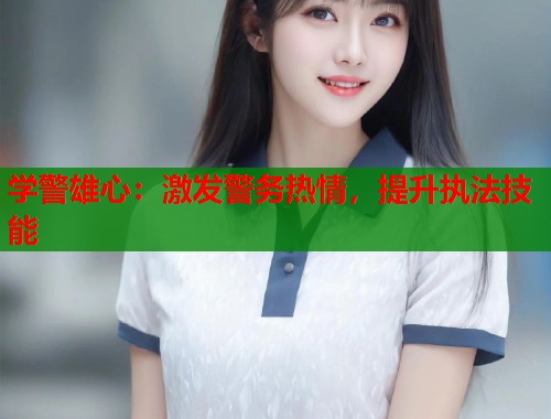 学警雄心：激发警务热情，提升执法技能  第1张